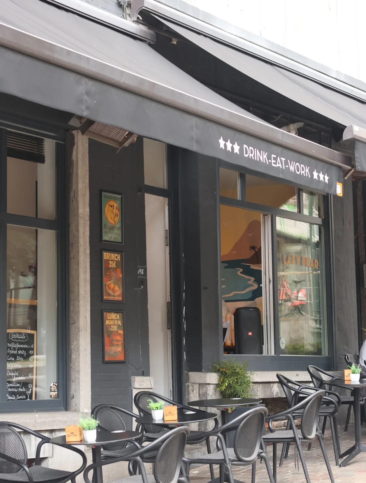 Lazy Bear, Brussels - Coffee, Burger & Bar