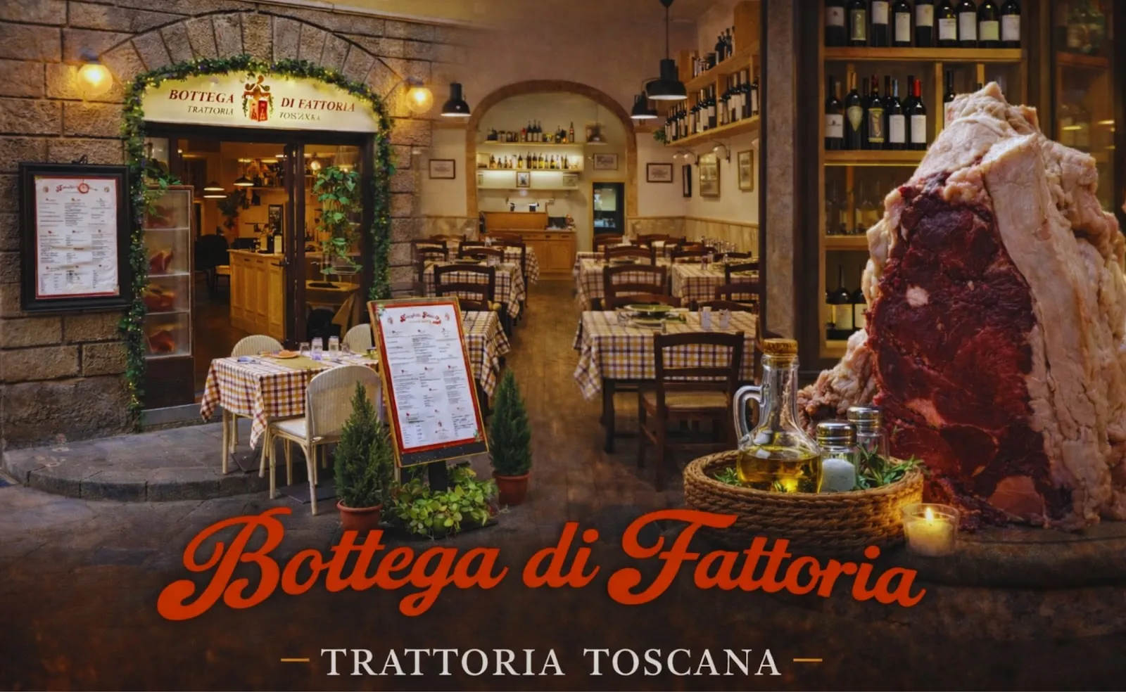 Ristorante "Bottega di Fattoria-Trattoria Toscana"